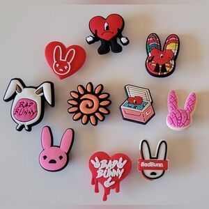 10 Bad Bunny Shoe Charms